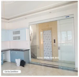 Cửa kính cường lực lùa
