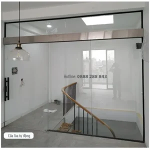 Cửa lùa tự động/CTĐ57 Cửa kính lùa tự động
