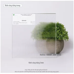 Kính sóng trắng, màu/KS06
