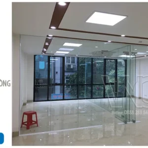 Cửa kính cường lực 2 cánh/MQ59 cua kinh cuong luc 1 canh ngan phong 11