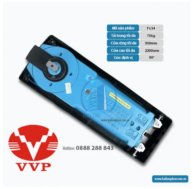 Bản lề cửa thủy lực VVP